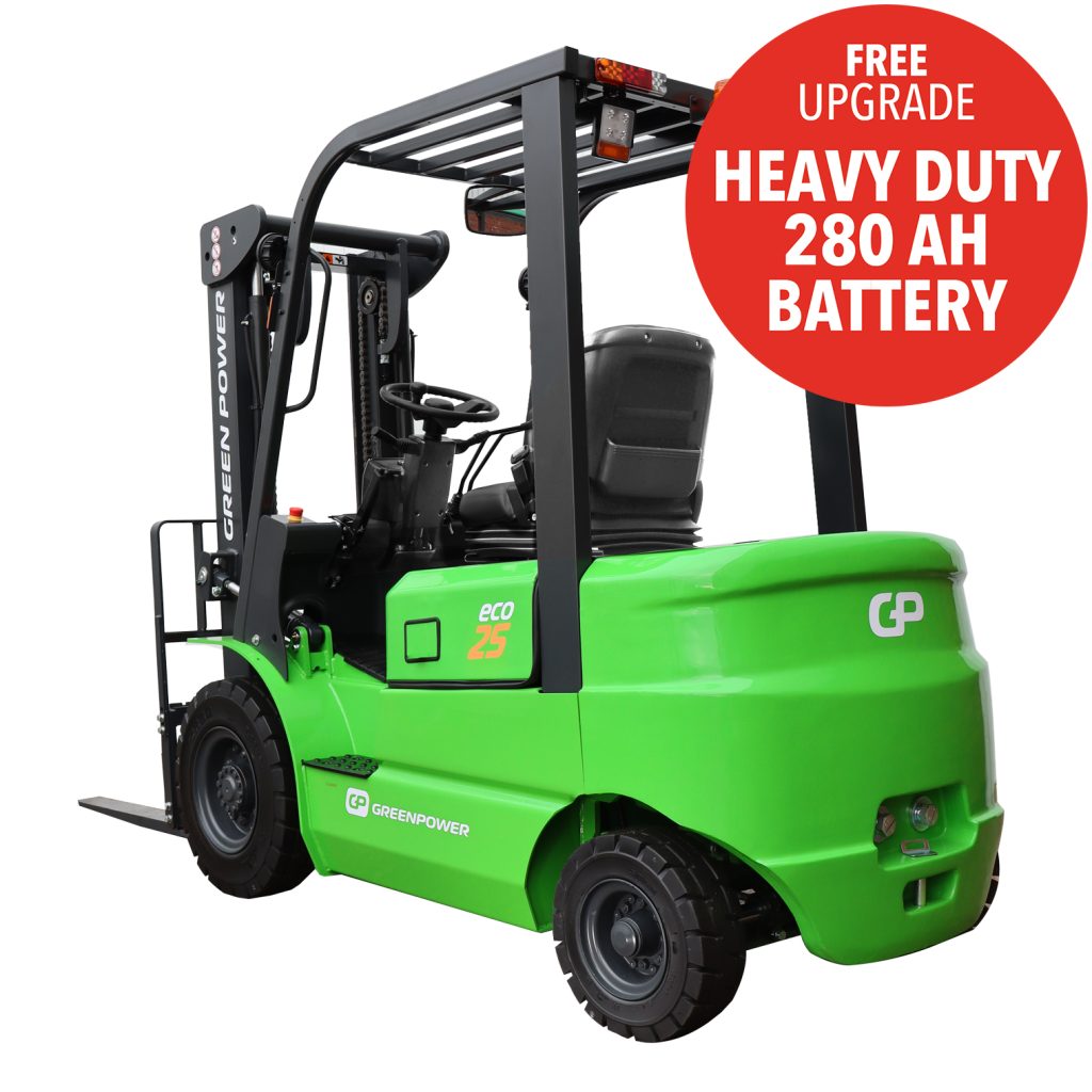 ECO 25 4 Wheel Electric Forklift - 3000MM