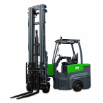 Greenpower branded electric articulated forklift