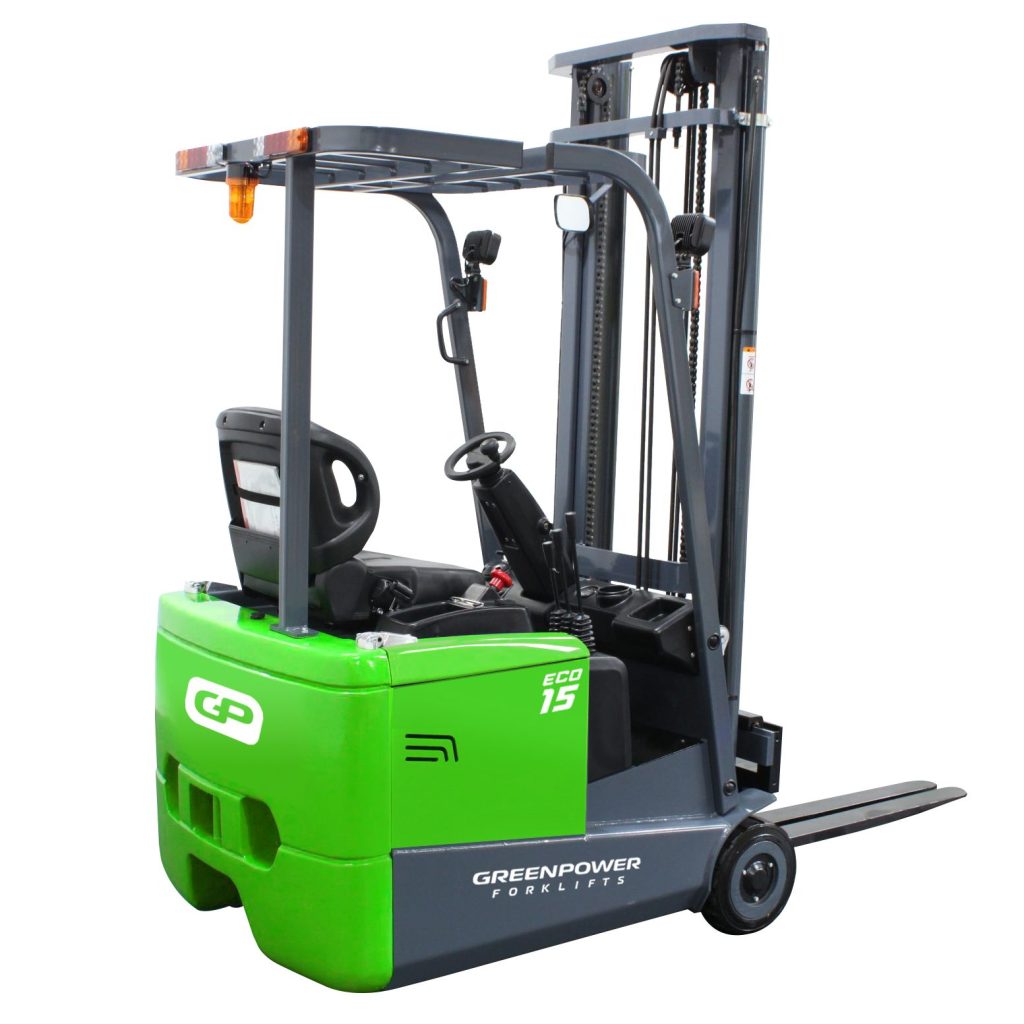 Eco15e New 3 Wheel Electric Forklift | 3000mm Lift (MK-05)