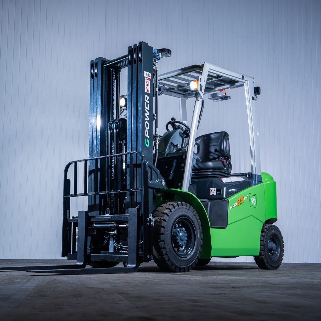 Greenpower Pro25HV | High Voltage Lithium Forklift | 4700mm height | Capacity 2500kgs | Full Cab
