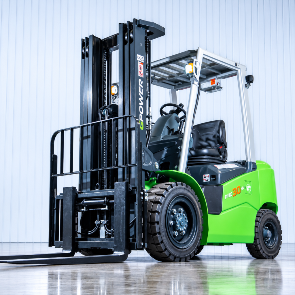 Greenpower Pro30HV | High Voltage Lithium Forklift | 6000mm height | Capacity 3000kgs | No Cab