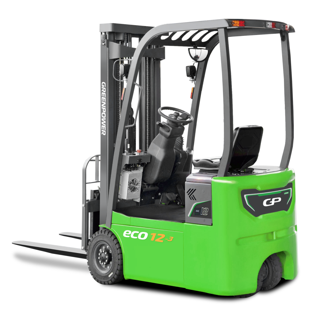 Eco12 Lithium Electric Forklift Gen2 | 4.5m Lift | Capacity 1200kgs | 3 Wheel Model