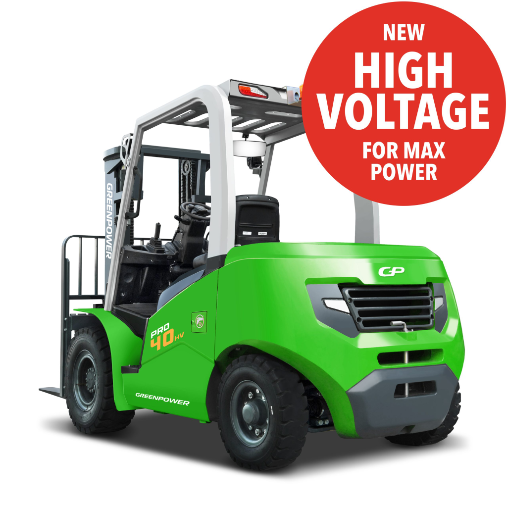 Greenpower Pro40HV High Voltage Lithium Forklift | 4.7m Lift height | Capacity 4000kgs | No Cab