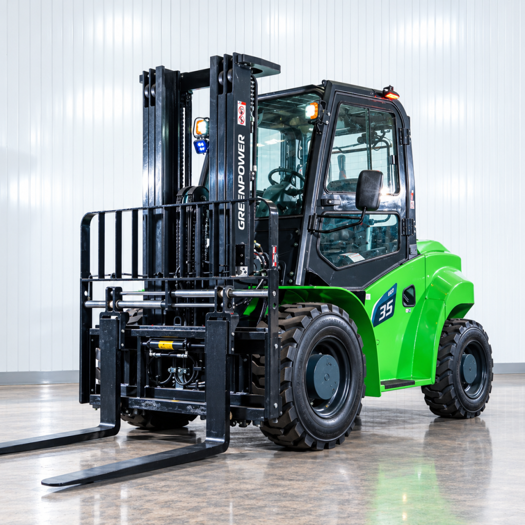 G Power GX35 Diesel Forklift : 4700mm Lift | Capacity: 3500kgs | Full Cab